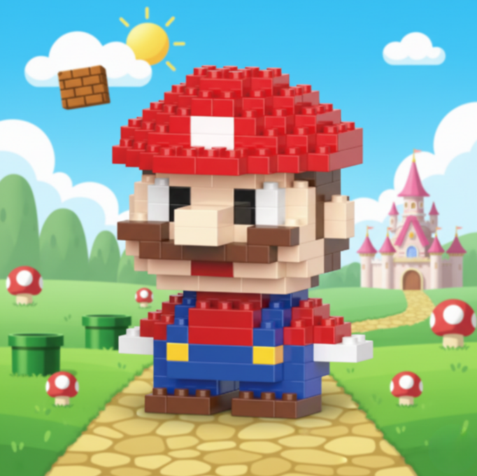 Super Mario z kocków - BrickPix