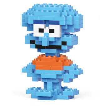 Skalmar Spongebob z kocków - BrickPix
