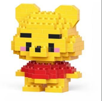 Kubuś Puchatek z kocków - BrickPix